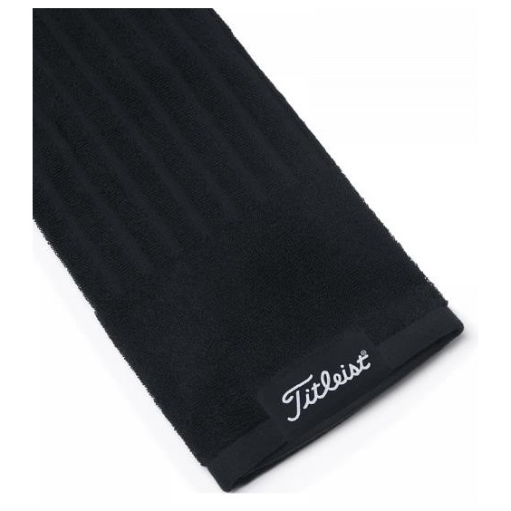 Titleist Trifold Cart Golfhandtuch, schwarz