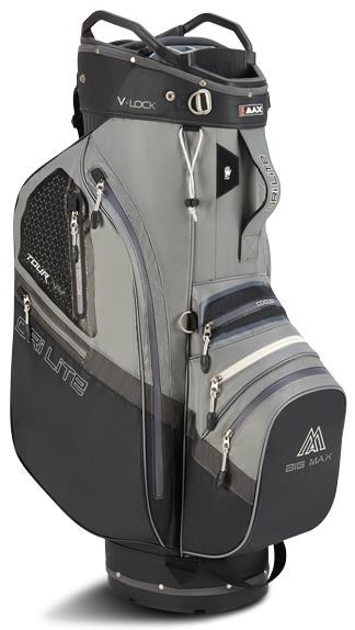 Big Max Dri Lite V-4 Cartbag, grau/schwarz