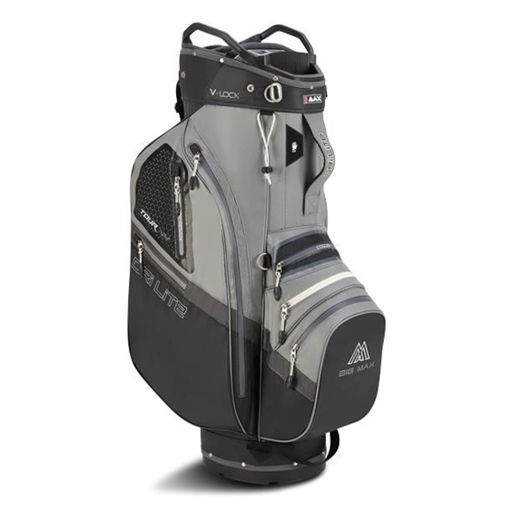 Big Max Dri Lite V-4 Cartbag, grau/schwarz