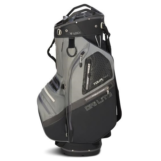Big Max Dri Lite V-4 Cartbag, grau/schwarz