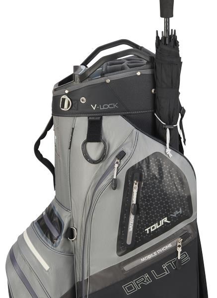 Big Max Dri Lite V-4 Cartbag, grau/schwarz