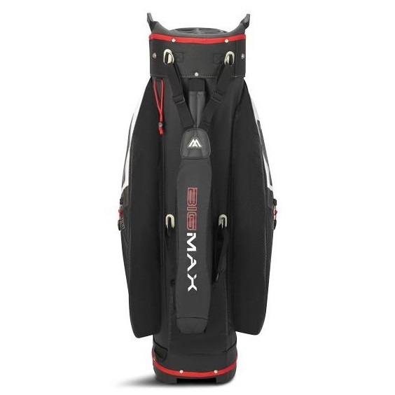 Big Max Dri Lite V-4 Cartbag, schwarz/weiss/rot