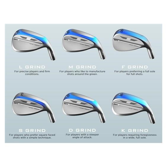 Titleist SM9 Tour Chrome Wedge, Graphit
