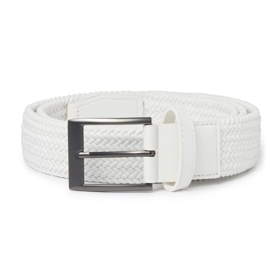 Callaway Braided Stretch Herren Gürtel, weiss