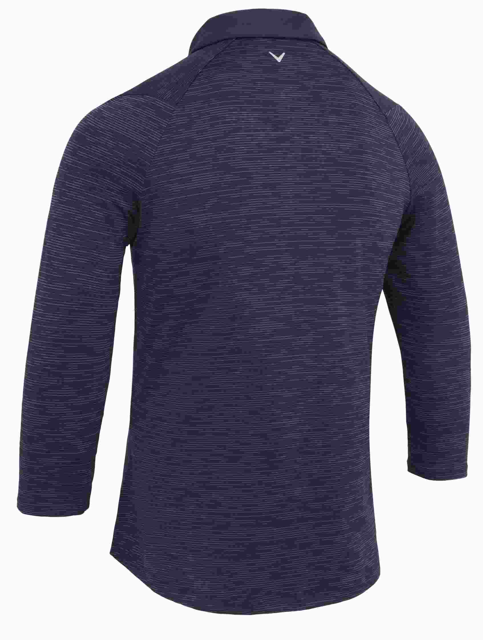 Callaway 3/4 Sleeve SwingTech Solid Damen Poloshirt, duneklblau