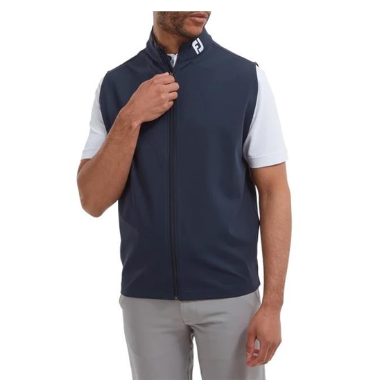 FootJoy Full-Zip Knit Herren Weste, dunkelblau