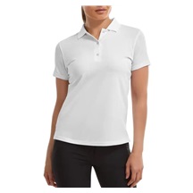 FootJoy Stretch Pique Solid Damen Poloshirt, weiss