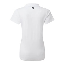 FootJoy Stretch Pique Solid Damen Poloshirt, weiss