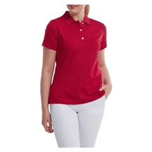 FootJoy Stretch Pique Solid Damen Poloshirt, rot