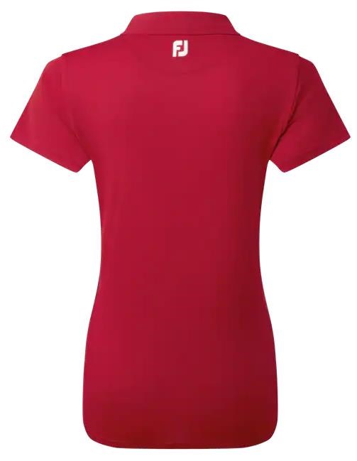 FootJoy Stretch Pique Solid Damen Poloshirt, rot