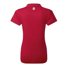 FootJoy Stretch Pique Solid Damen Poloshirt, rot