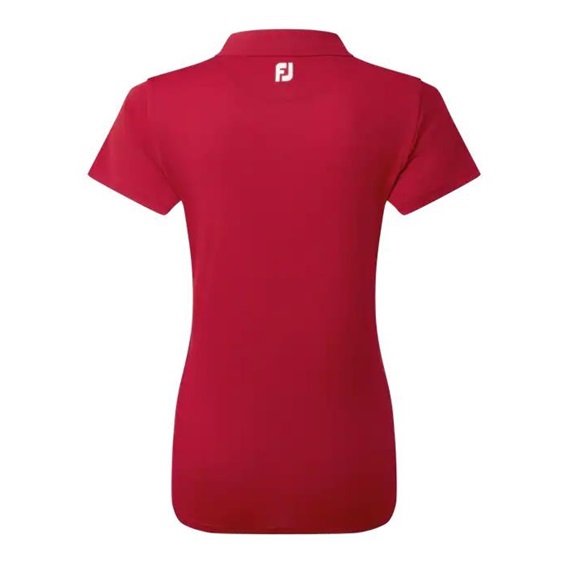 FootJoy Stretch Pique Solid Damen Poloshirt, rot