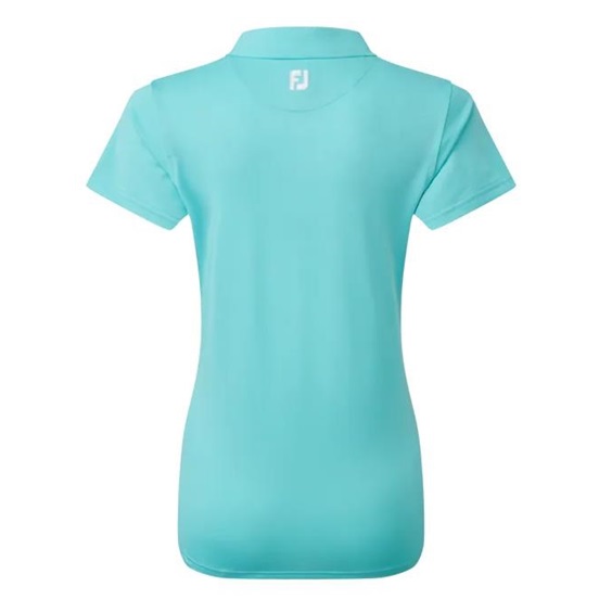 FootJoy Stretch Pique Solid Damen Poloshirt, aqua