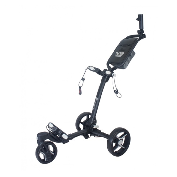 Axglo Tri-360 V2 Golf Trolley, schwarz/grau