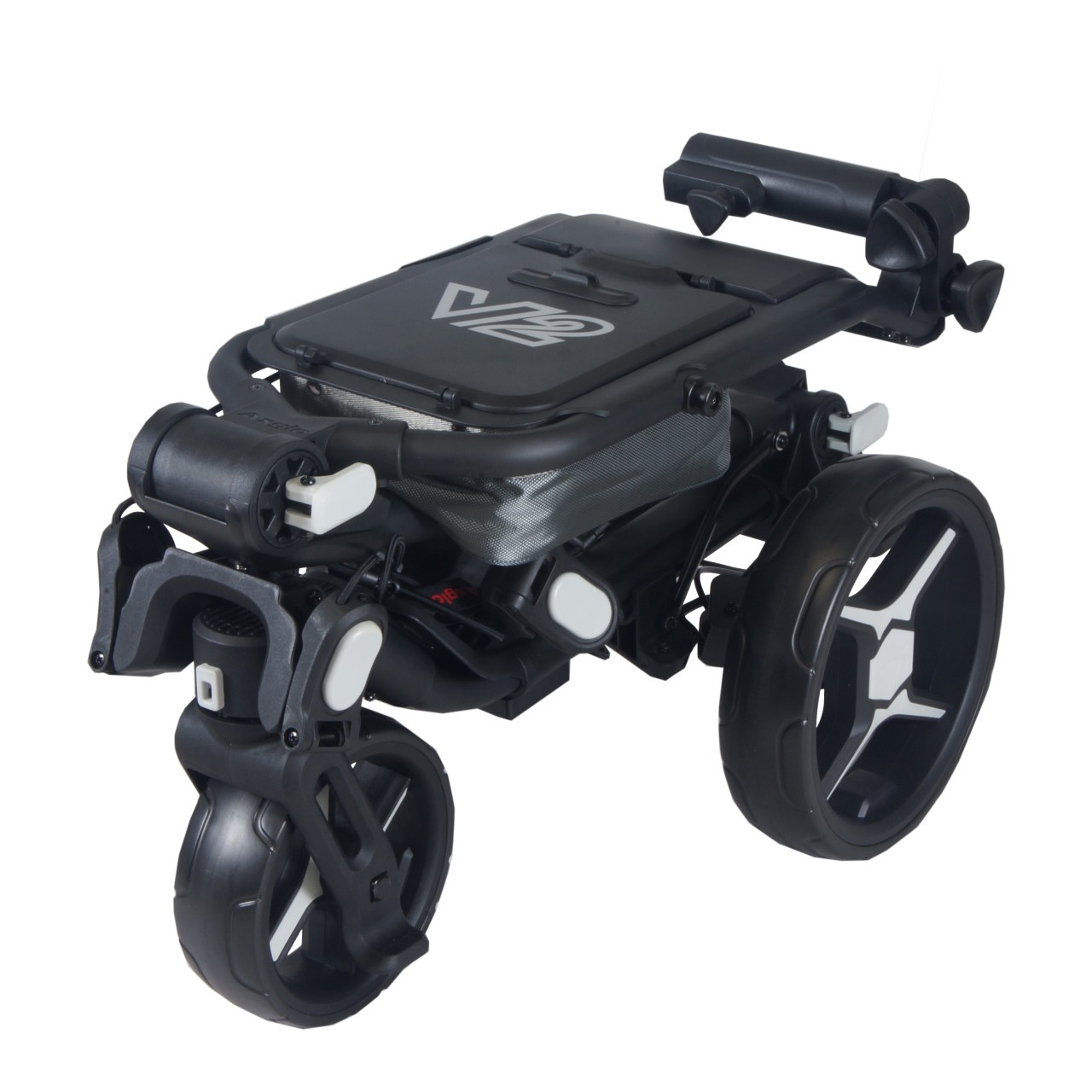 Axglo Tri-360 V2 Golf Trolley, schwarz/grau