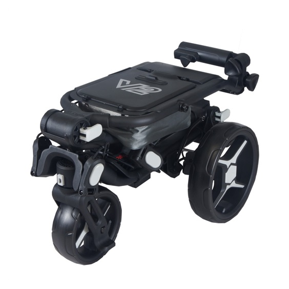 Axglo Tri-360 V2 Golf Trolley, schwarz/grau