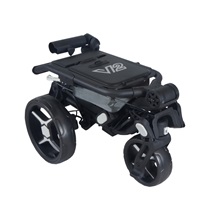 Axglo Tri-360 V2 Golf Trolley, schwarz/grau