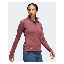 Adidas COLD.RDY Damenjacke, burgundy