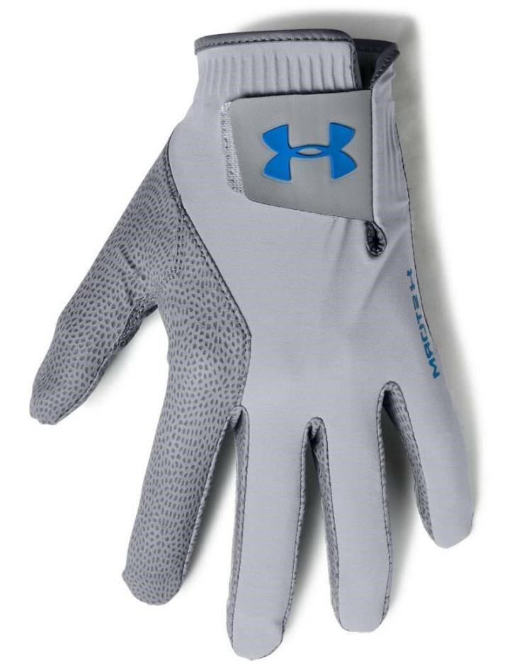 Under Armour Storm Golf Gloves Herren Golfhandschuh, steel