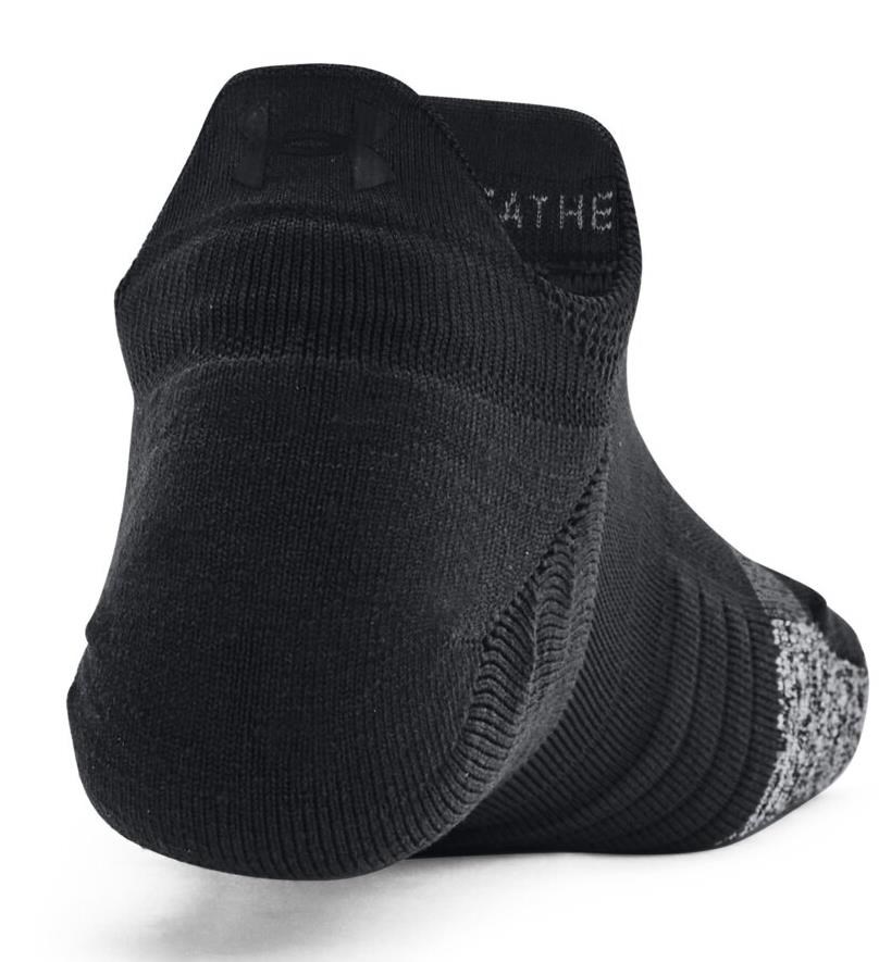 Under Armour Breathe 2 No Show Tab Damen Socken, schwarz, 2Paar
