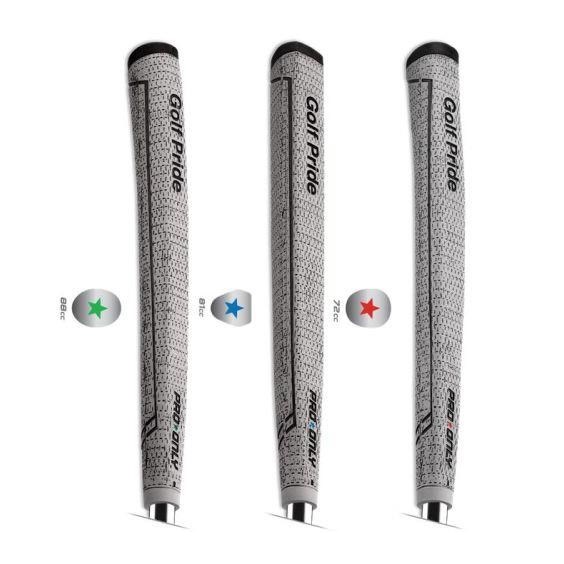 Golf Pride Pro Only Cord Red Star 72cc Putter Griff, grau
