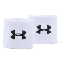 Under Armour Performance Wristbands, weiss