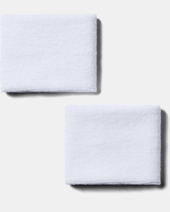 Under Armour Performance Wristbands, weiss