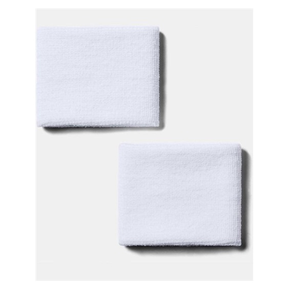 Under Armour Performance Wristbands, weiss