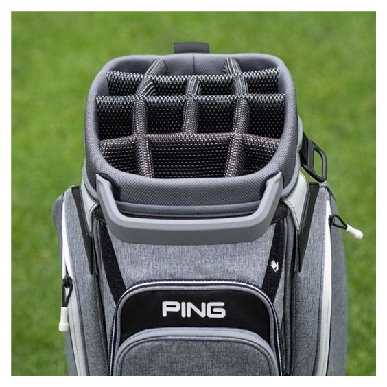 Ping Traverse Cartbag, slate/schwarz/weiss