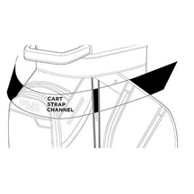 Ping Traverse Cartbag, slate/schwarz/weiss
