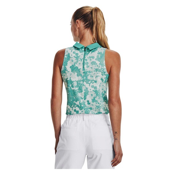 Under Armour Zinger Rise Slvls Damen Poloshirt, grün