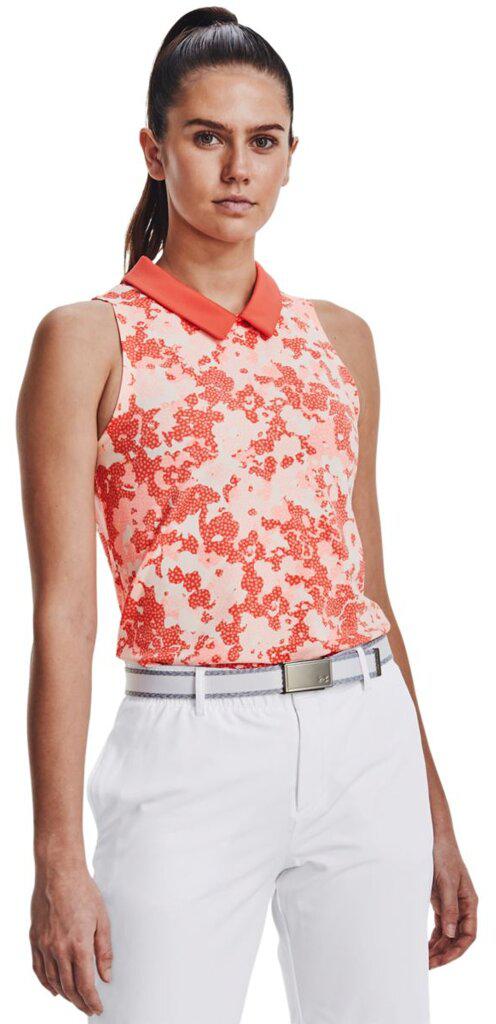 Under Armour Zinger Rise Slvls Damen Poloshirt, orange