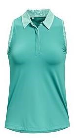 Under Armour Iso-Chill Sleeveless Damen Poloshirt, grün
