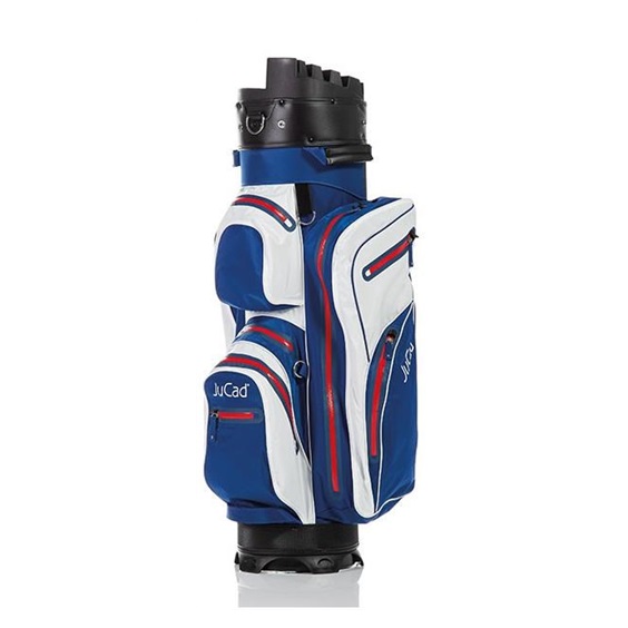 JuCad Manager Dry Cart bag, blau/weiss/rot