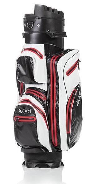 JuCad Manager Dry Cartbag, schwarz/weiss/rot