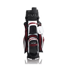 JuCad Manager Dry Cartbag, schwarz/weiss/rot