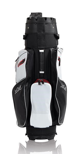 JuCad Manager Dry Cartbag, schwarz/weiss/rot