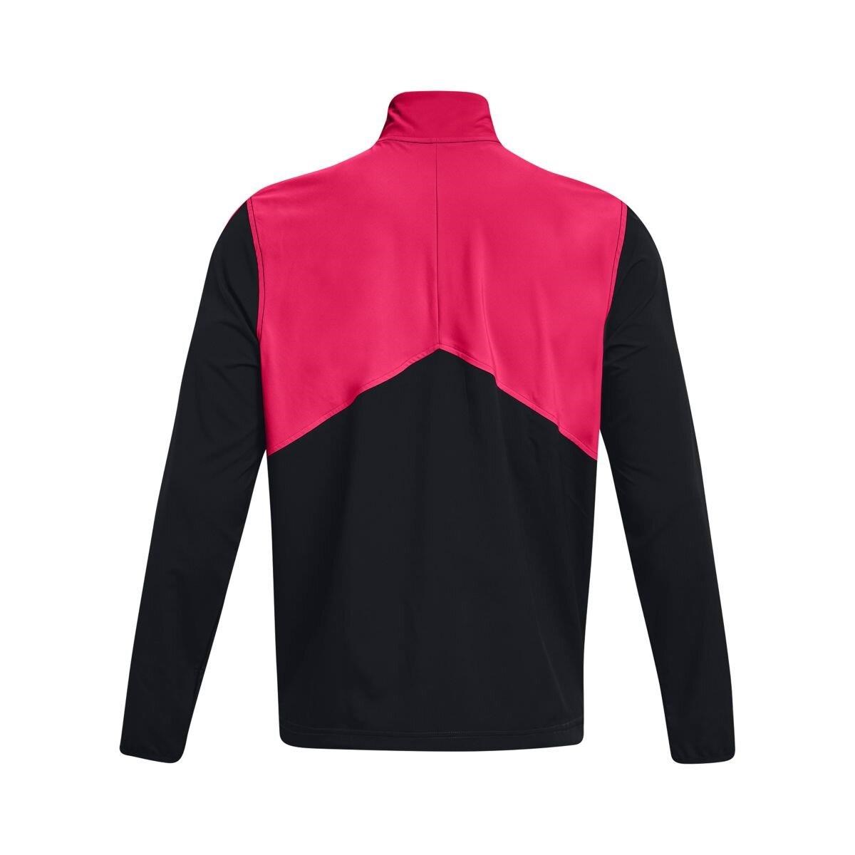 Under Armour Storm Windstrike 1/2 Zip Herrenjacke, schwarz/grau/rosa