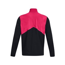 Under Armour Storm Windstrike 1/2 Zip Herrenjacke, schwarz/grau/rosa