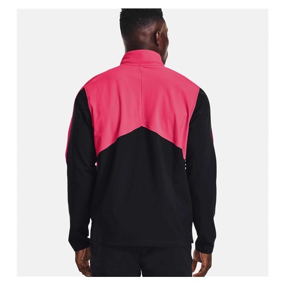 Under Armour Storm Windstrike 1/2 Zip Herrenjacke, schwarz/grau/rosa