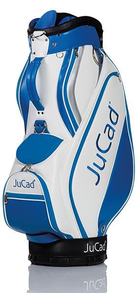 JuCad Pro Cartbag, weiss/blau
