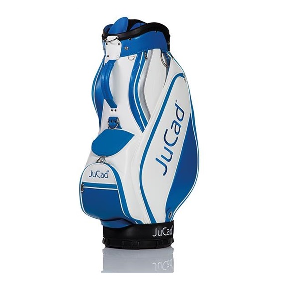 JuCad Pro Cartbag, weiss/blau