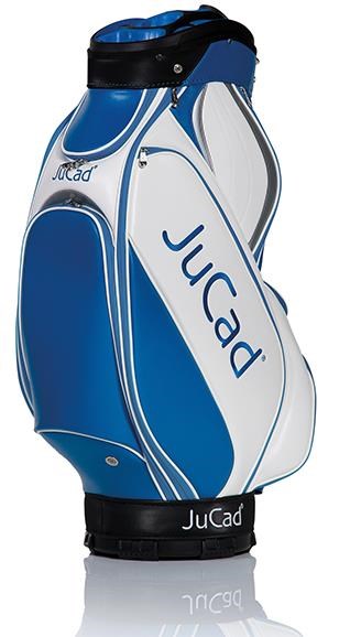 JuCad Pro Cartbag, weiss/blau