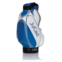 JuCad Pro Cartbag, weiss/blau