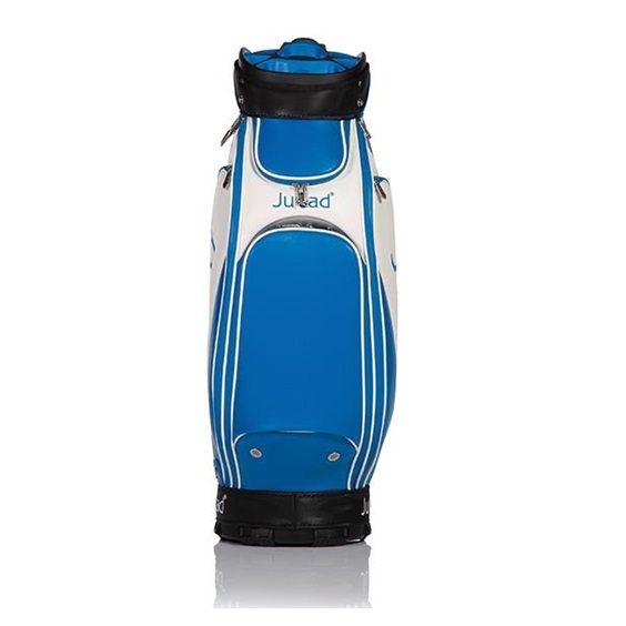 JuCad Pro Cartbag, weiss/blau