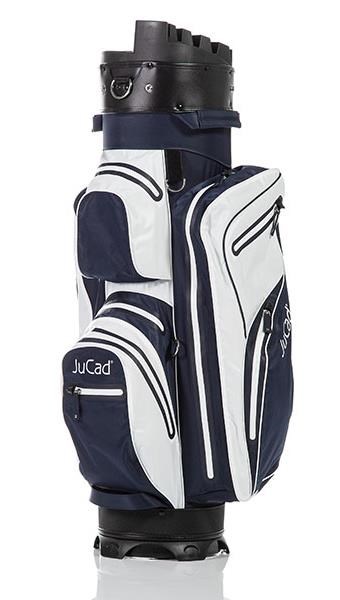 JuCad Manager Dry Cartbag, weiss/dunkelblau