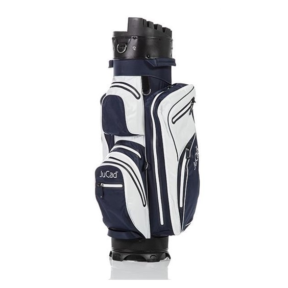 JuCad Manager Dry Cartbag, weiss/dunkelblau