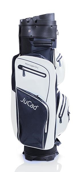 JuCad Manager Dry Cartbag, weiss/dunkelblau