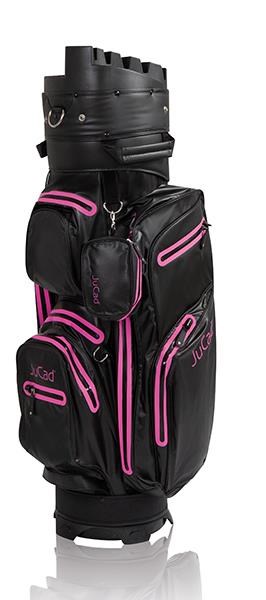 JuCad Manager Dry Cartbag, schwarz/rosa