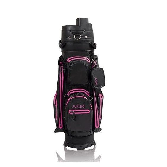 JuCad Manager Dry Cartbag, schwarz/rosa